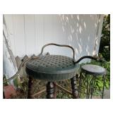 Copper garden decor snake