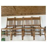 Four Oak Chairs