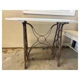 Table made with Household Sewing Machine Base