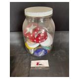 Jar and vintage lids