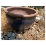 Blue flower pot