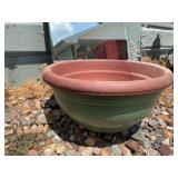 Green flower pot