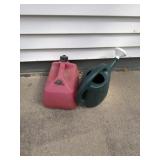 Fuel can and watering can