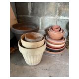 Misc flower pots