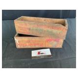 Vintage cheese boxes
