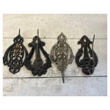 Four Vintage Hooks