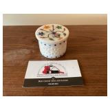 Marble inlaid jewelry box