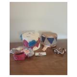 Native American drums and misc