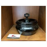 Black Amethyst Bean Pot