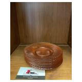 Pink Depression Glass Plates
