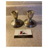 Candle holders marked sterling