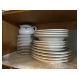 Plattzgraff plates, bowls, and pitcher