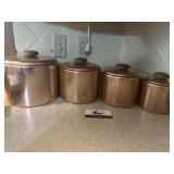 MCM vintage Copper canisters