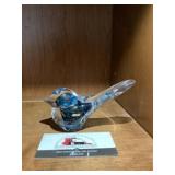 Glass Bird Paperweight