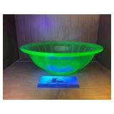 Uranium Glass Mixing Bowl