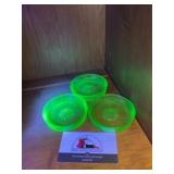 Uranium Glass Coasters