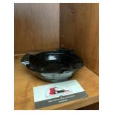 Black Glass Ashtray