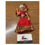 Vintage wood hindu doll