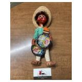 Handmade mexican folk art doll