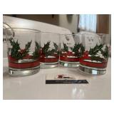 Vintage Christmas glasses