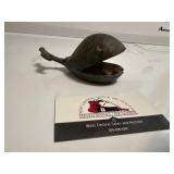 Cast iron whale ash tray