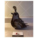 Metal bird decor