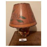 Pottery lamp