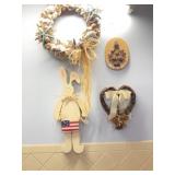 Shell and country wall decor