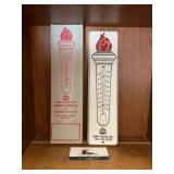 Standard Oil NIB Metal Thermometer
