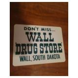 Wall drug store sign