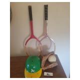 Vintage rackets. A