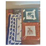 Living in Africa tea towel and hot pads