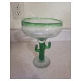 Cactus drinking glass