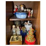Cabinet of Christmas Decor
