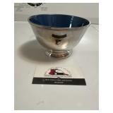Towle silversmiths blue bowl