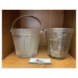 Vintage Glass Ice Buckets