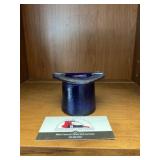 Cobalt Blue Top Hat Ashtray