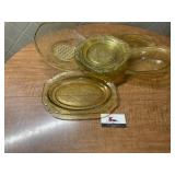 Yellow depression glass