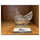 Glass Chicken on the Nest