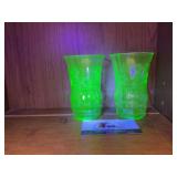 Uranium Glass Cups