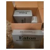 Eaton stereo headphones and charger