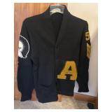 Vintage wool Letter Sweater