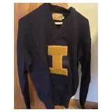Lamb Knit Size 46 Iowa Letter Sweater