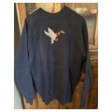 Duck Cross Stitch Sweatshirt