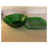 Green glassware
