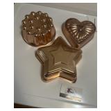Copper colored aluminum molds