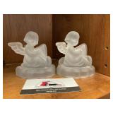 Goebel Hummel Crystal candlestick Holders