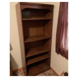 Wooden bookshelf