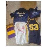 Jerseys, bowling shirt and DHS gear