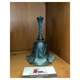 Fenton Blue Glass Bell